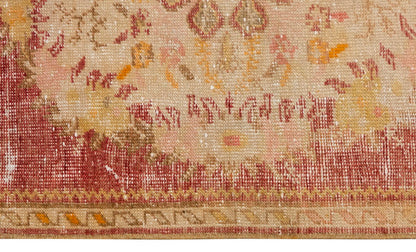 Vintage Rug, Small Oushak Rug 2'7" x 5'5" feet 78 x 164 cm