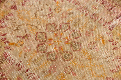Vintage Rug, Small Oushak Rug 2'7" x 5'5" feet 78 x 164 cm
