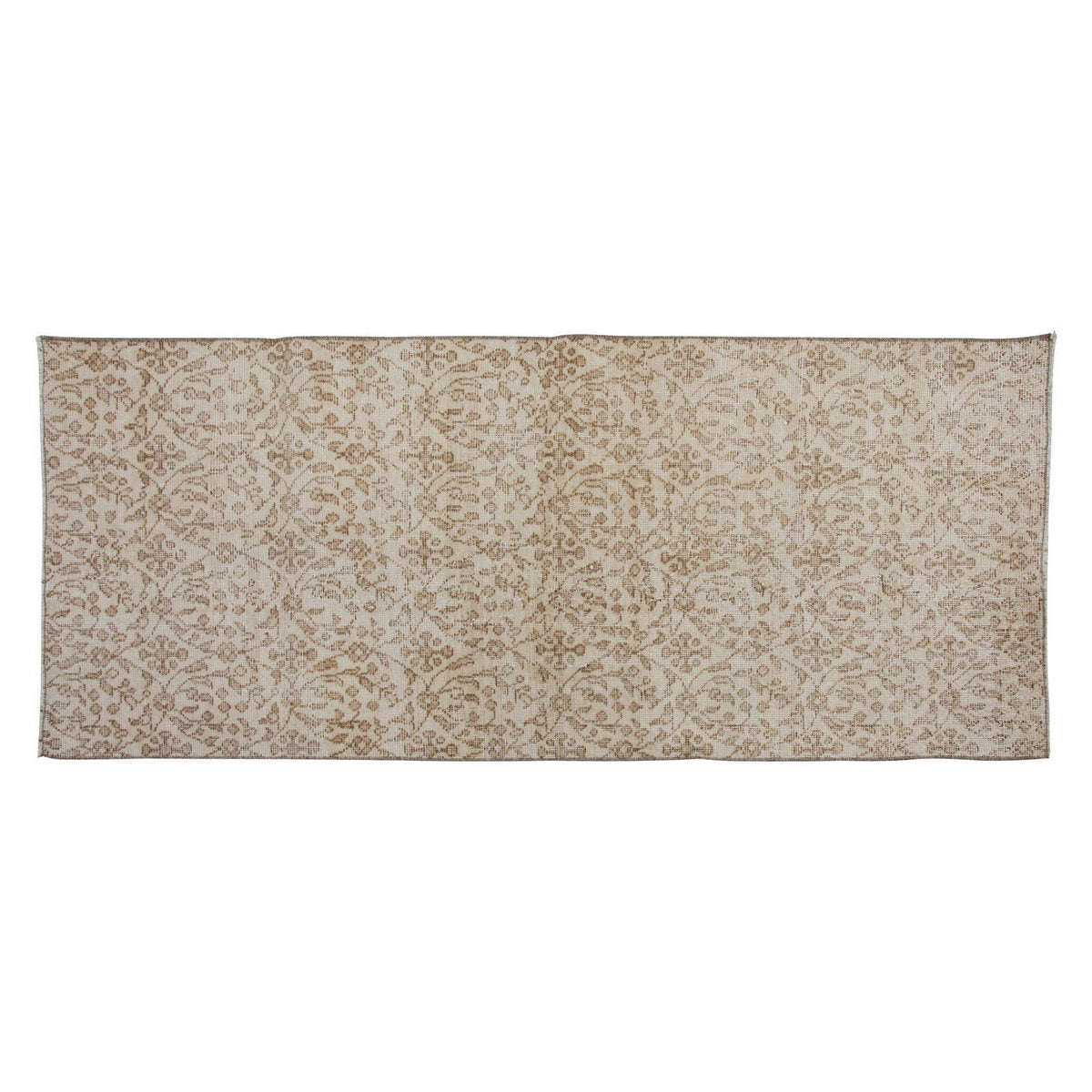 Vintage Rug, Small Oushak Rug 2'8" x 6'4" feet 81 x 194 cm