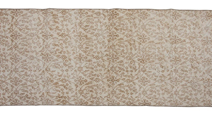 Vintage Rug, Small Oushak Rug 2'8" x 6'4" feet 81 x 194 cm