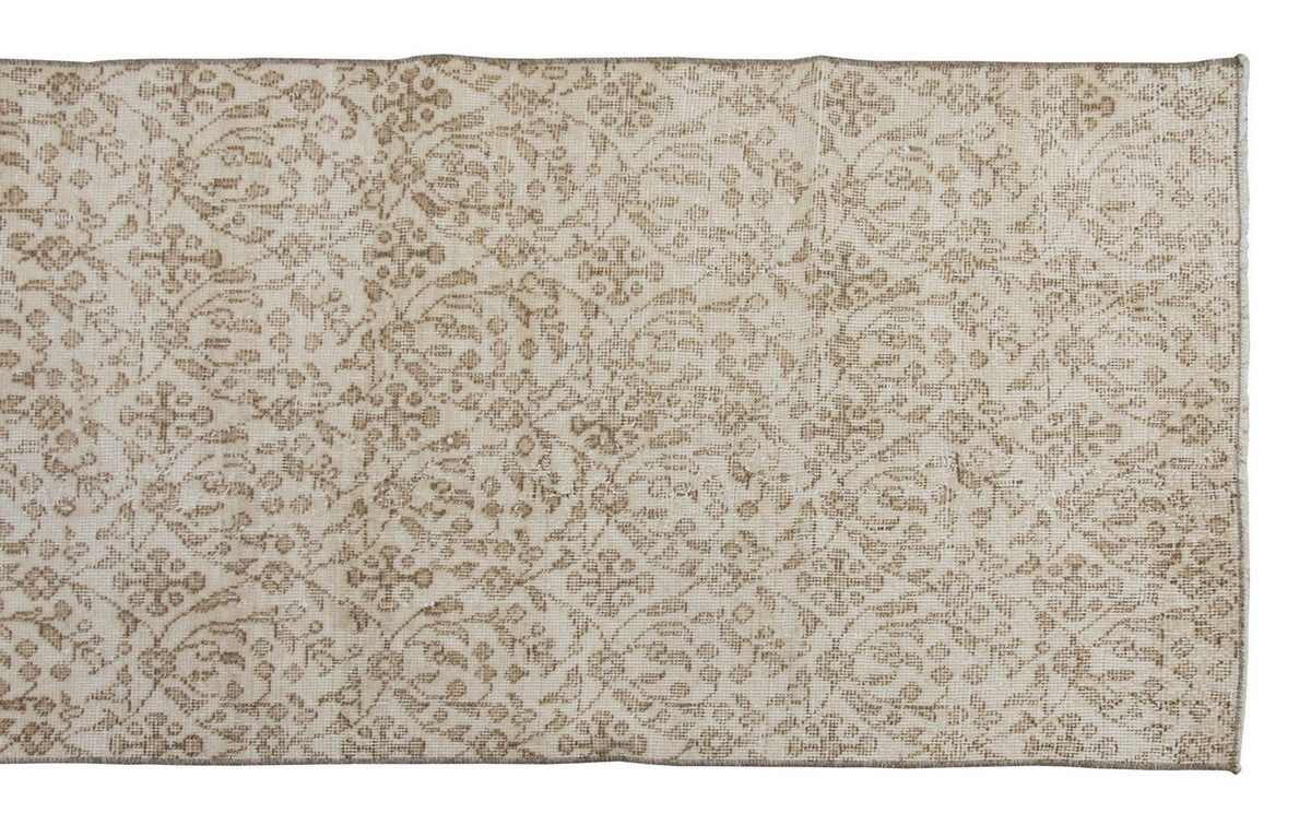 Vintage Rug, Small Oushak Rug 2'8" x 6'4" feet 81 x 194 cm