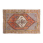 Vintage Rug, Small Oushak Rug 2'9" x 3'11" feet 83 x 120 cm