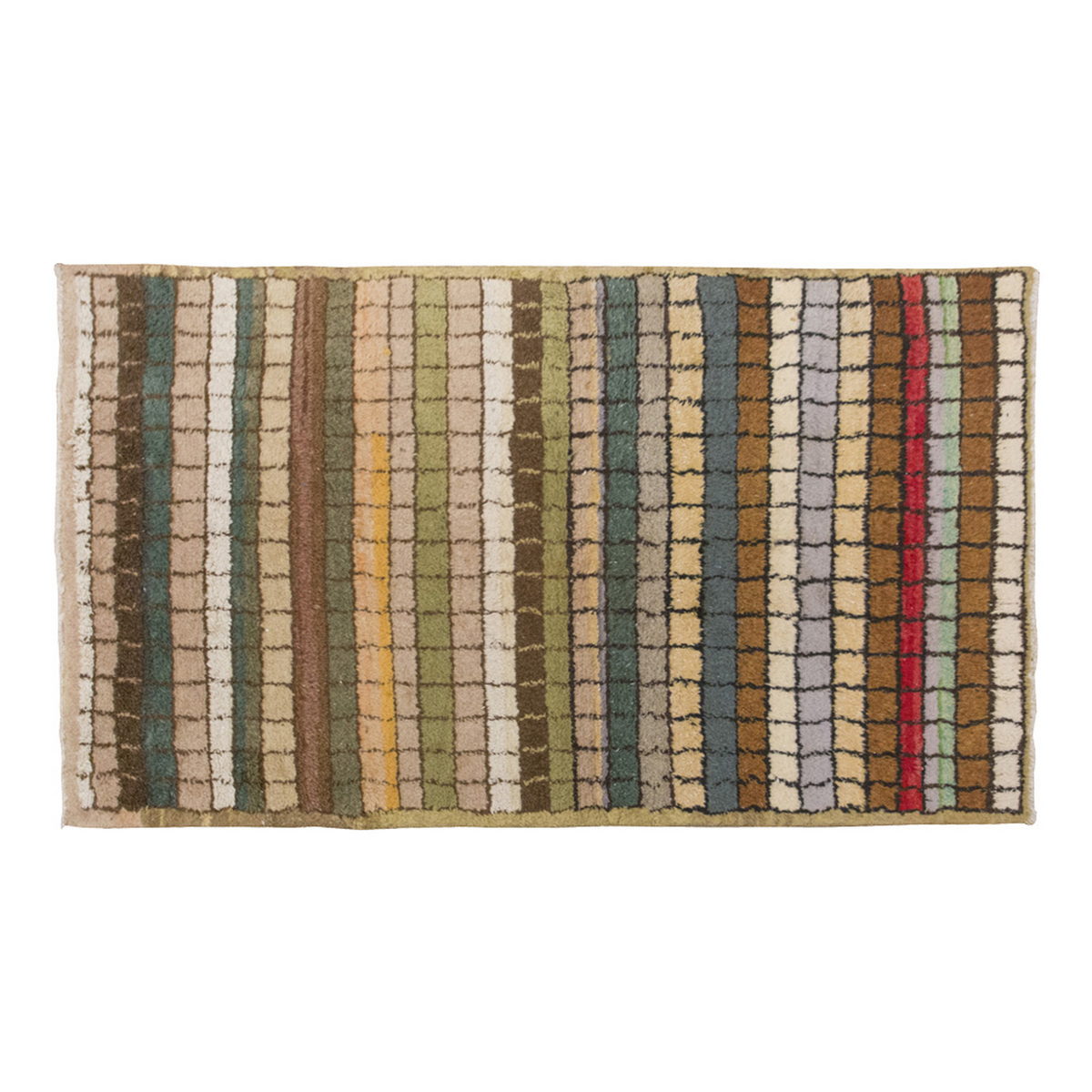 Vintage Rug, Small Oushak Rug 2'9" x 4'6" feet 83 x 138 cm