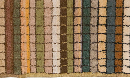 Vintage Rug, Small Oushak Rug 2'9" x 4'6" feet 83 x 138 cm