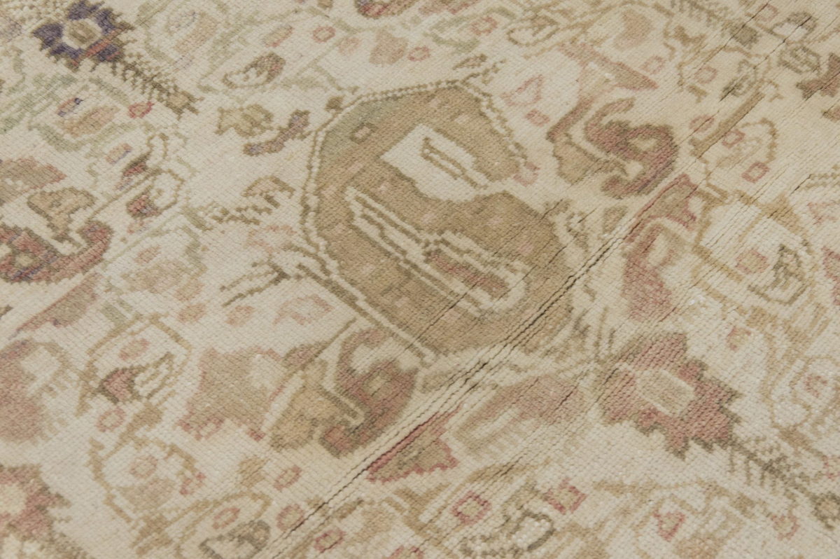 Vintage Rug, Small Oushak Rug 2'9" x 5'7" feet 85 x 170 cm