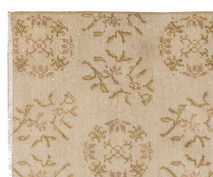 Vintage Rug, Small Oushak Rug 2 x 2'6" feet 60 x 76 cm