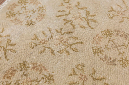 Vintage Rug, Small Oushak Rug 2 x 2'6" feet 60 x 76 cm