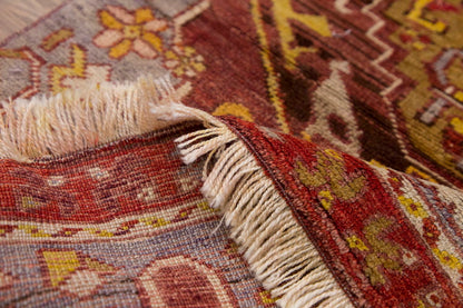 Vintage Rug, Small Oushak Rug 2 x 4'4" feet 62 x 132 cm