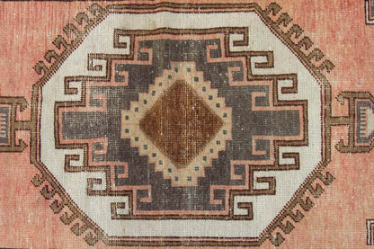 Vintage Rug, Small Oushak Rug 3'1" x 5'5" feet 93 x 165 cm