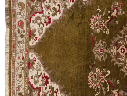 Vintage Rug, Small Oushak Rug 3'3" x 5'5" feet 98 x 164 cm