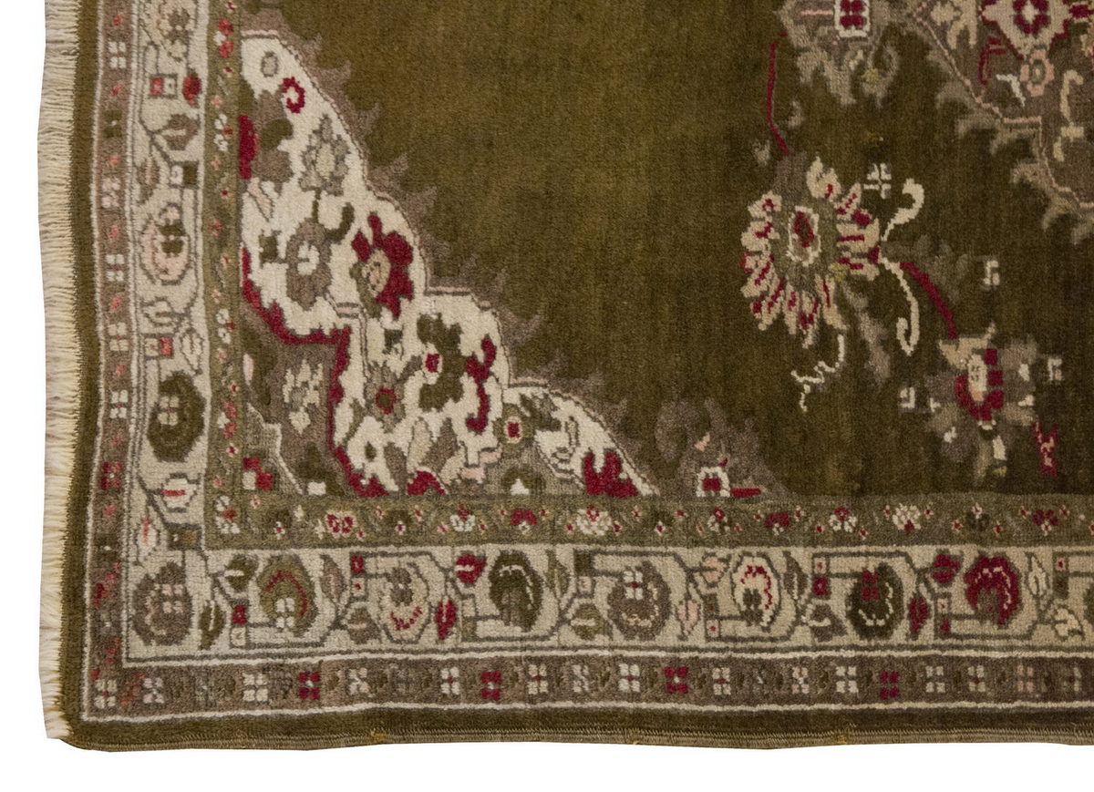 Vintage Rug, Small Oushak Rug 3'3" x 5'5" feet 98 x 164 cm