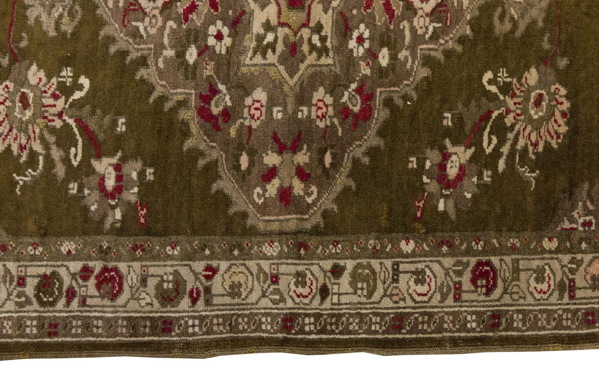 Vintage Rug, Small Oushak Rug 3'3" x 5'5" feet 98 x 164 cm