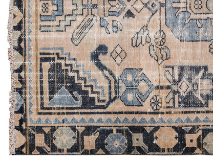 Vintage Rug, Small Oushak Rug 3 x 4'3" feet 92 x 130 cm