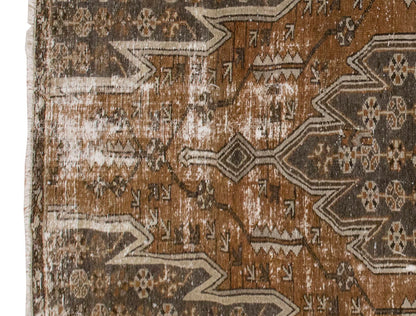 Vintage Rug, Small Oushak Rug 3 x 5'6" feet 92 x 167 cm