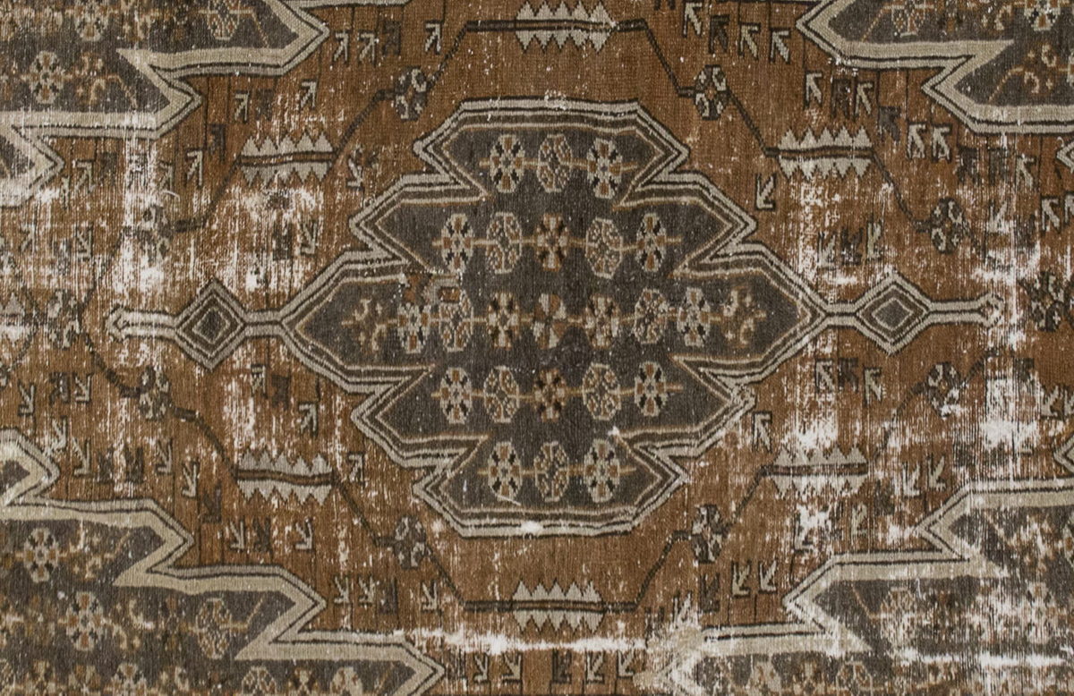 Vintage Rug, Small Oushak Rug 3 x 5'6" feet 92 x 167 cm