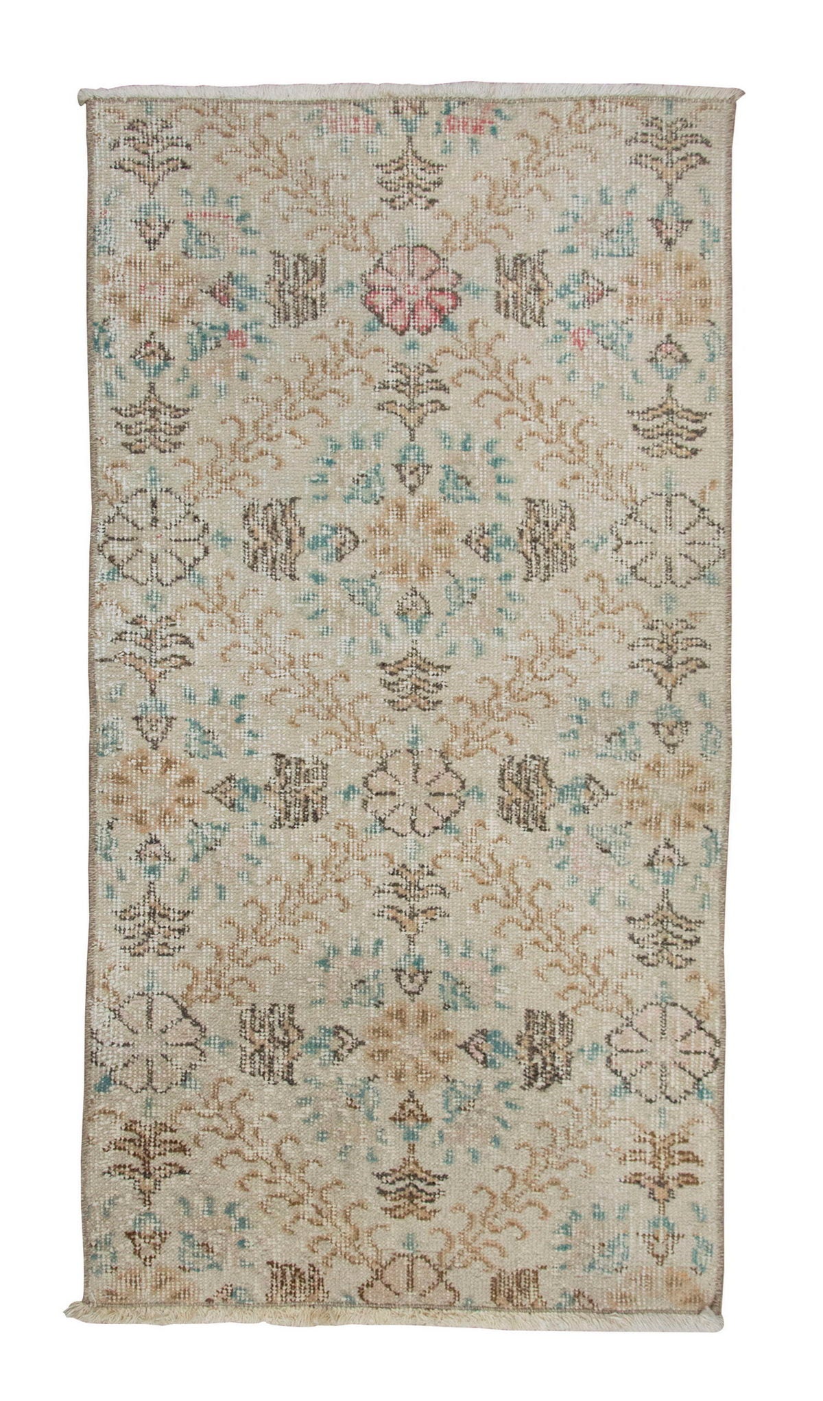 Vintage Rug 2" x 3'9" feet  60 x 115 cm