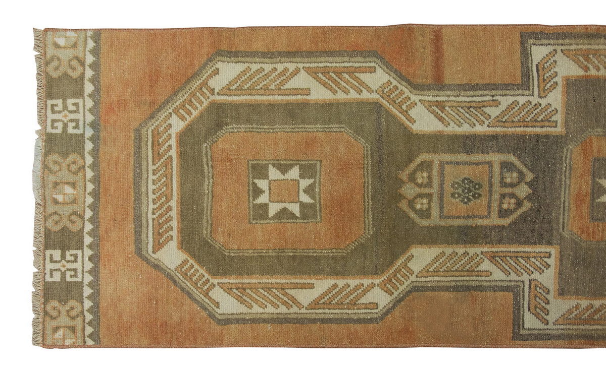 Vintage Rug 2" x 7'3" feet  63 x 220 cm