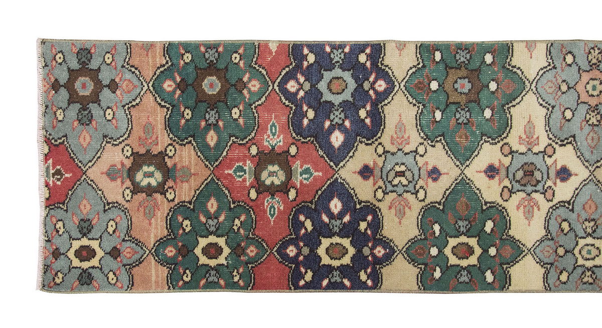 Vintage Rug 2" x 8'4" feet  60 x 255 cm