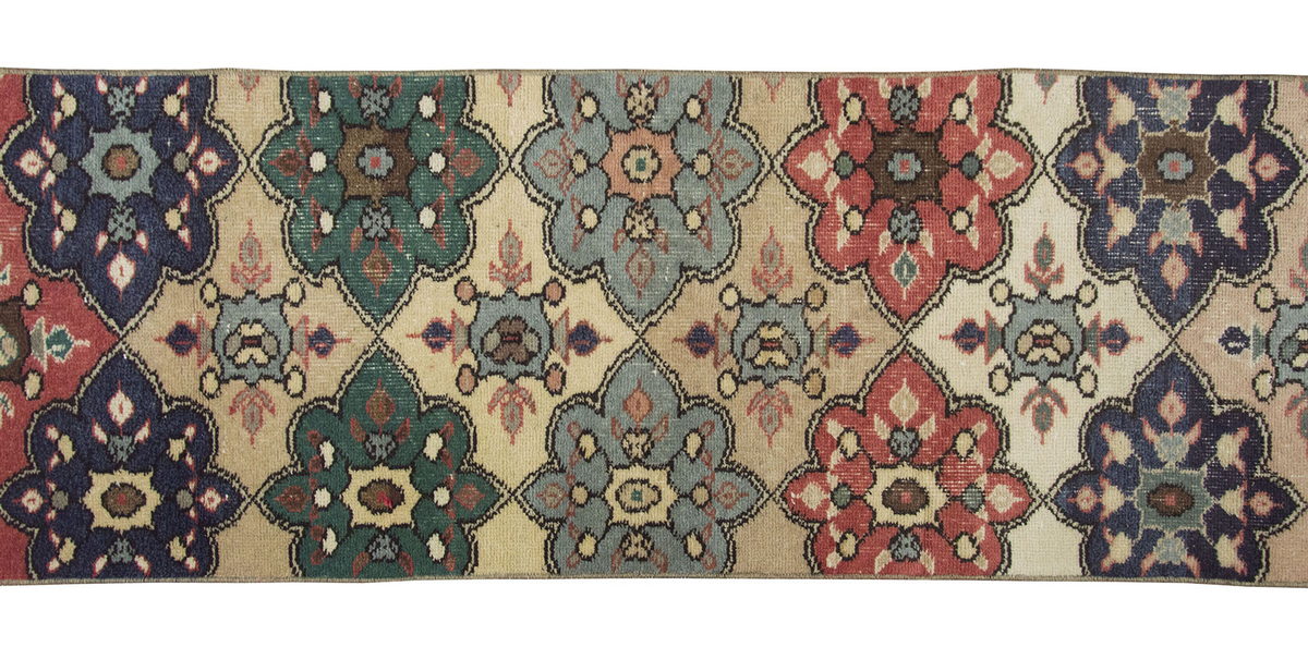 Vintage Rug 2" x 8'4" feet  60 x 255 cm