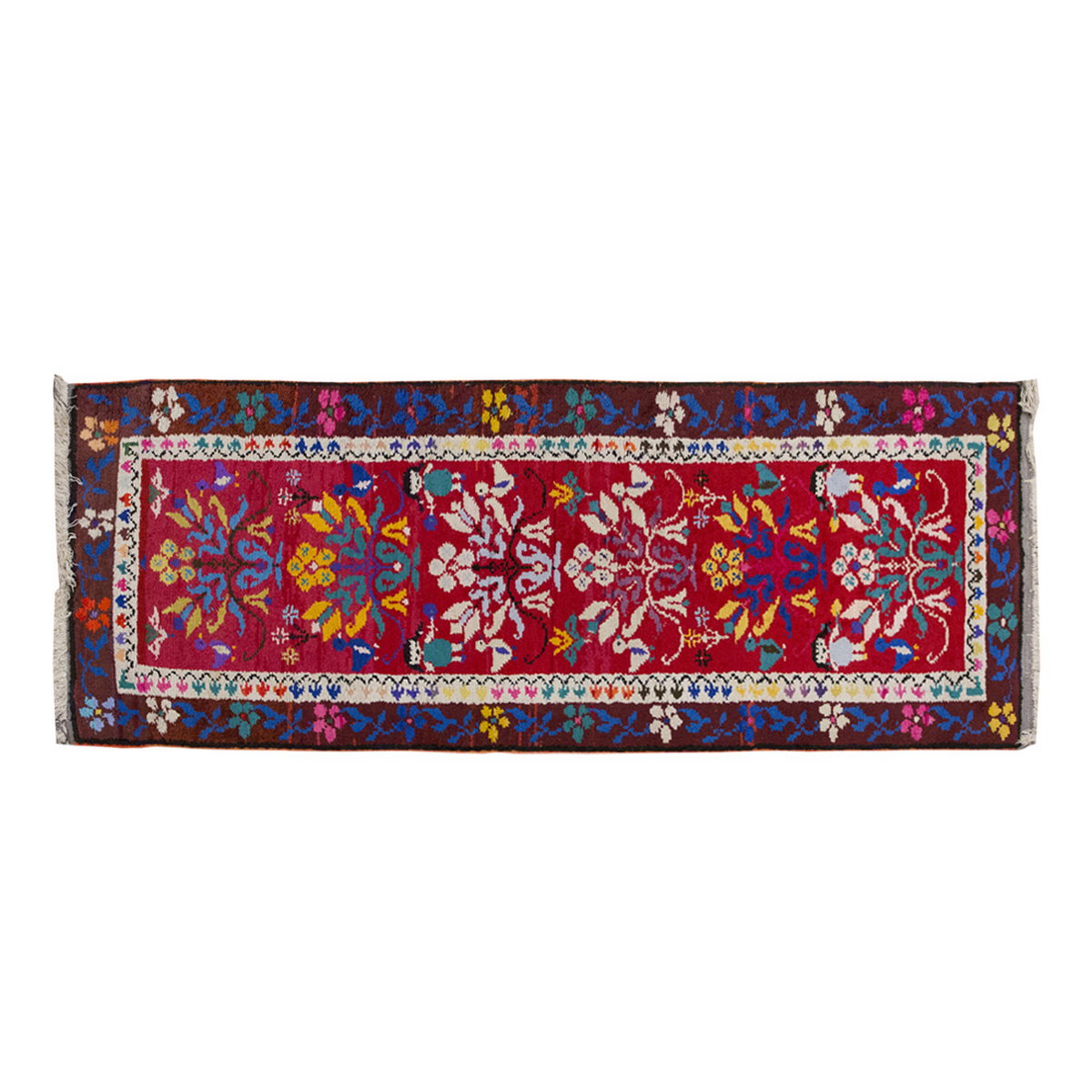 Vintage Rug 2'11" x 7'3" feet 89 x 220 cm