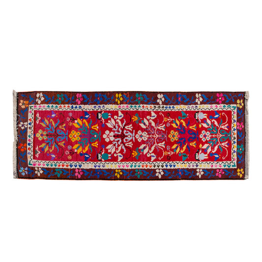 Vintage Rug 2'11" x 7'3" feet 89 x 220 cm
