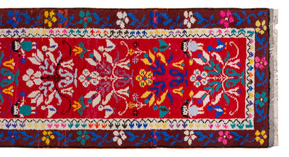Vintage Rug 2'11" x 7'3" feet 89 x 220 cm