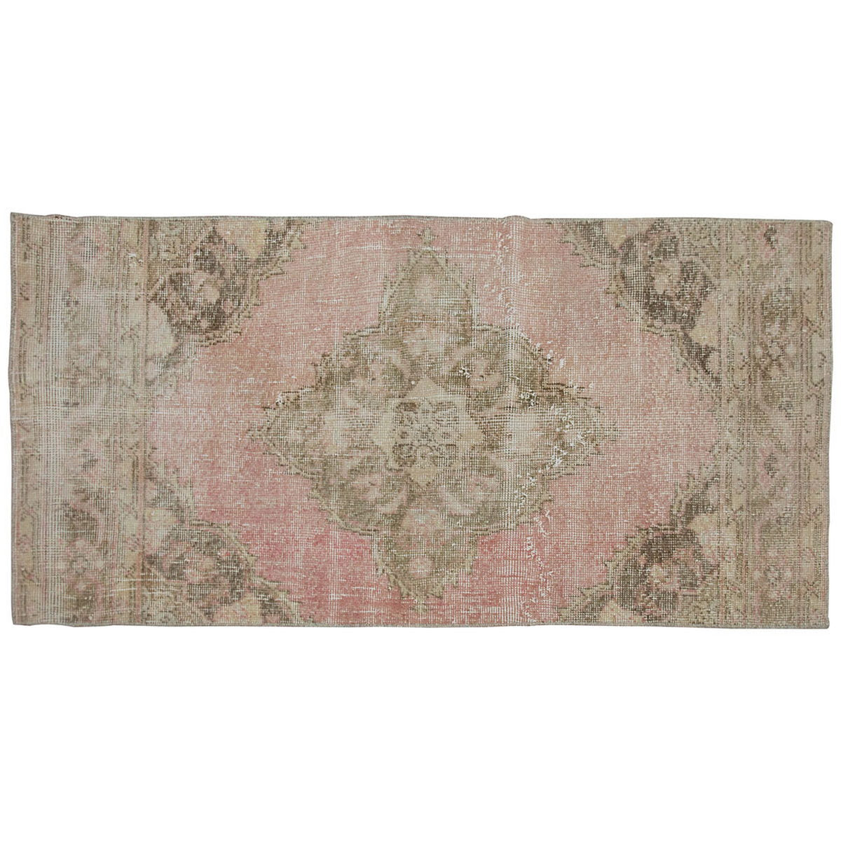 Vintage Rug 2'4" x 4'8" feet  70 x 143 cm