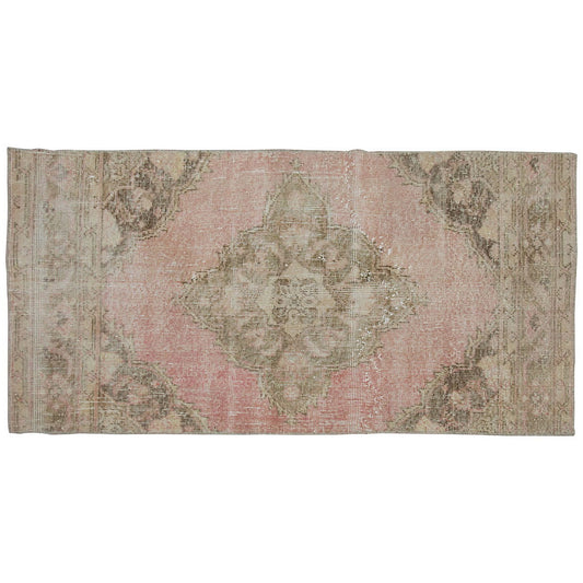 Vintage Rug 2'4" x 4'8" feet  70 x 143 cm