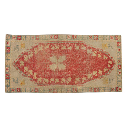 Vintage Rug 2'4" x 4'9" feet  70 x 144 cm