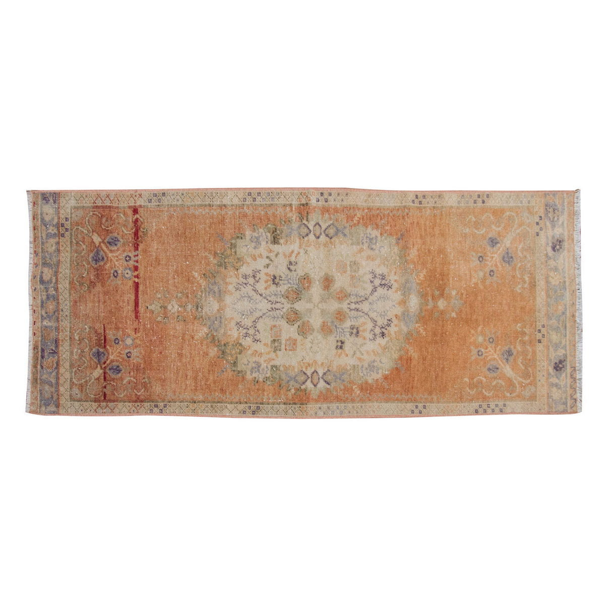 Vintage Rug 2'4" x 6" feet  70 x 180 cm