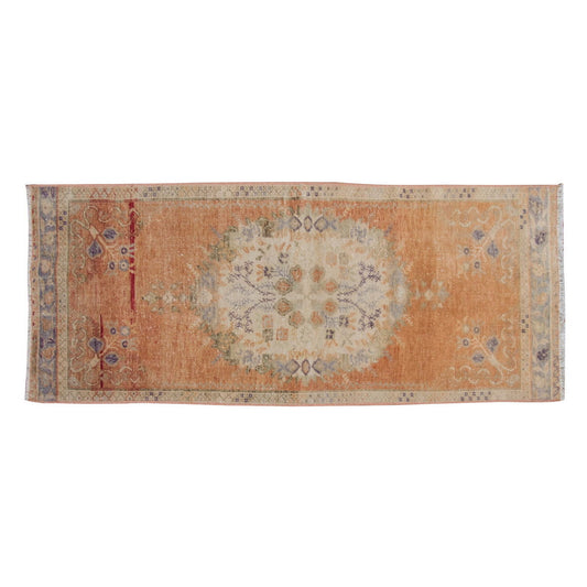 Vintage Rug 2'4" x 6" feet  70 x 180 cm