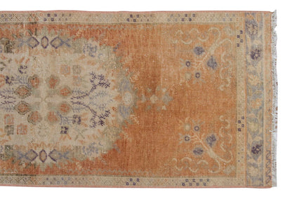 Vintage Rug 2'4" x 6" feet  70 x 180 cm