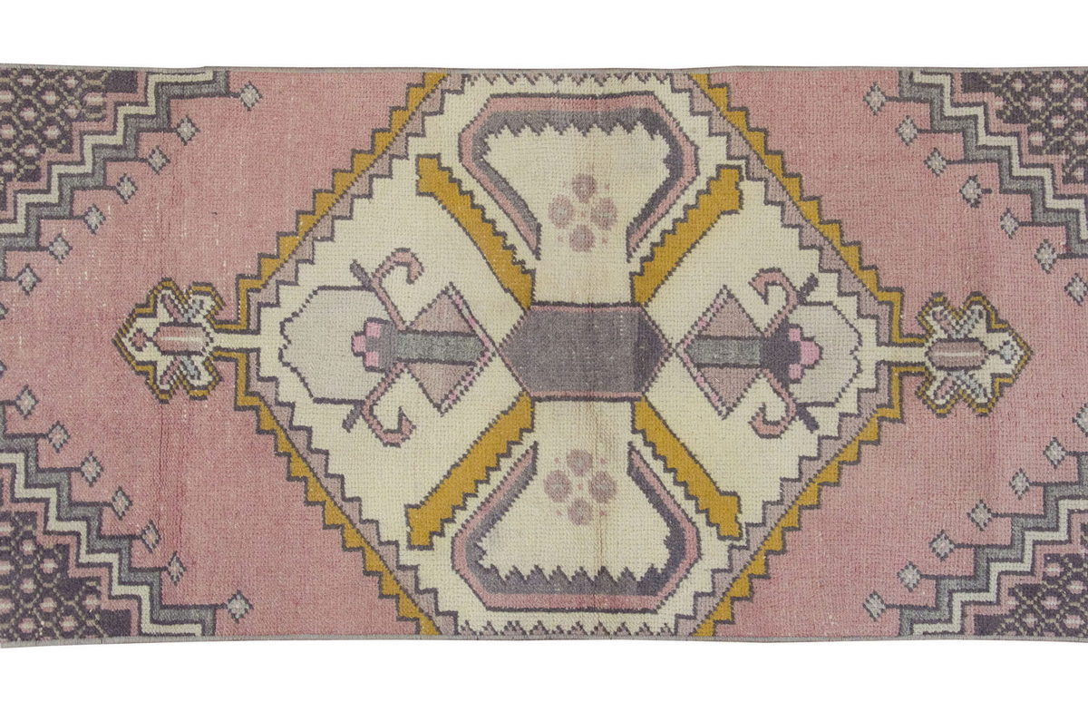 Vintage Rug 2'4" x 6'3" feet  71 x 190 cm