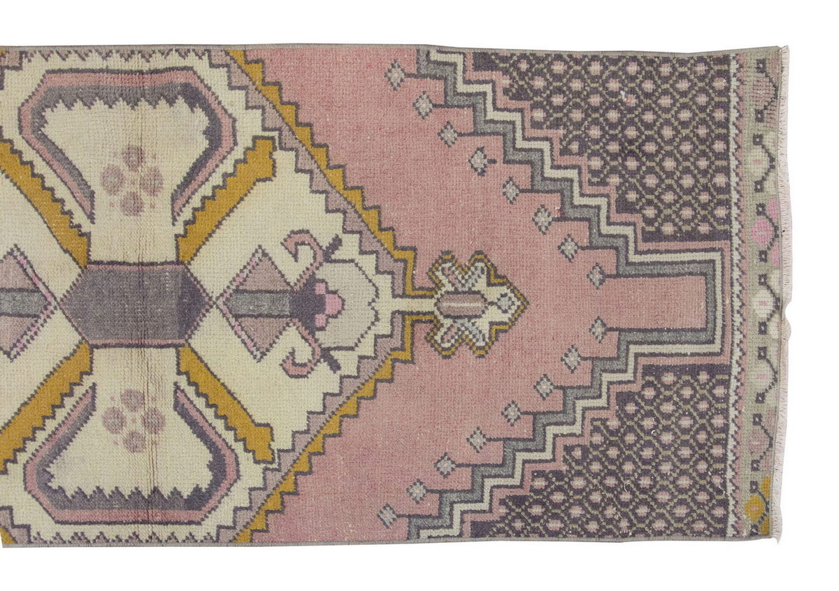 Vintage Rug 2'4" x 6'3" feet  71 x 190 cm