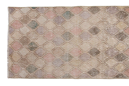 Vintage Rug 2'4" x 6'4" feet 72 x 193 cm
