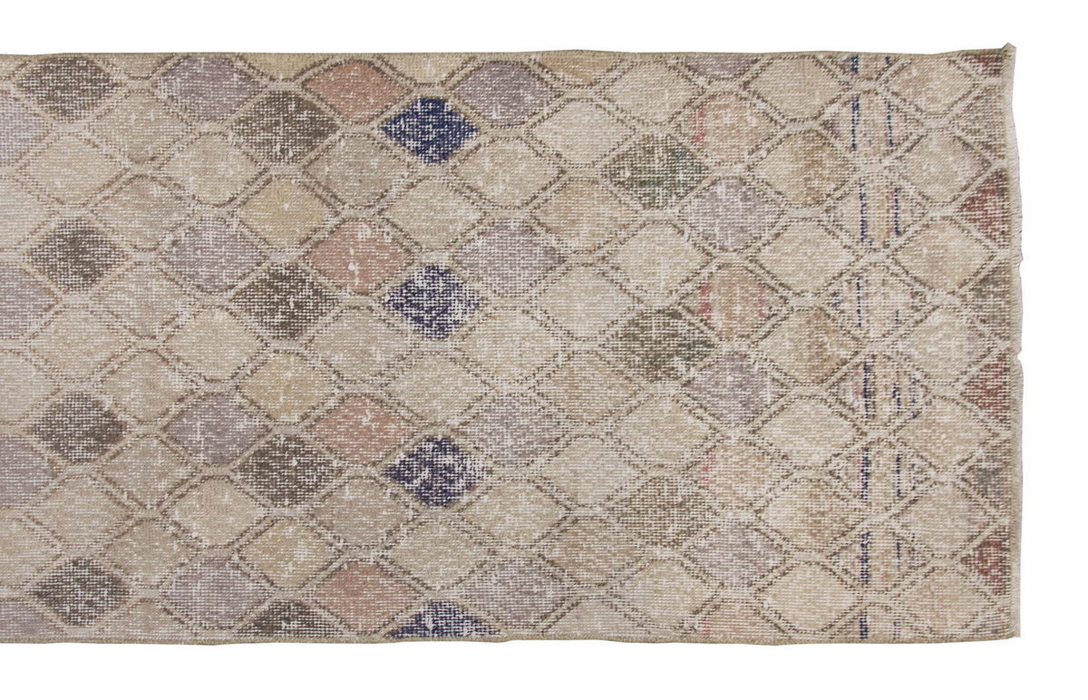 Vintage Rug 2'4" x 6'4" feet 72 x 193 cm