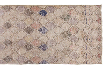 Vintage Rug 2'4" x 6'4" feet 72 x 193 cm