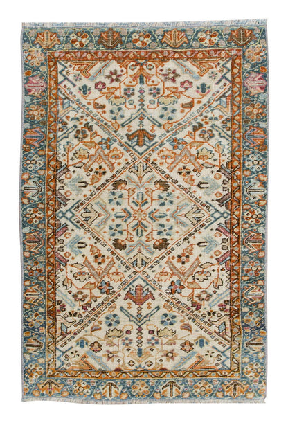 Vintage Rug 2'5" x 3'11" feet 74 x 120 cm
