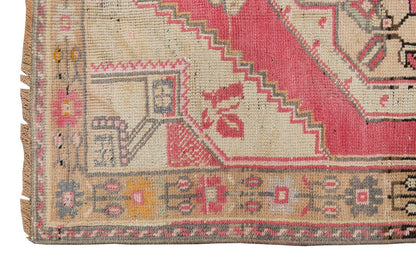 Vintage Rug 2'6" x 4'3" feet  77 x 130 cm