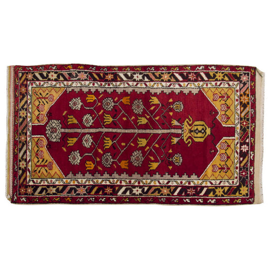 Vintage Rug 2'8" x 5" feet  81 x 150 cm