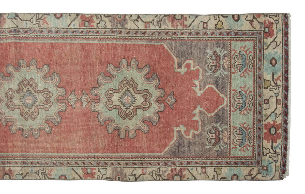 Vintage Rug 3" x 8'6" feet  88 x 260 cm