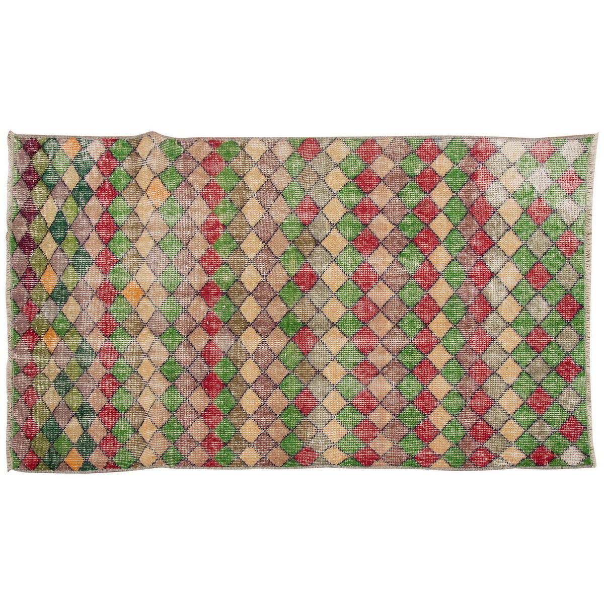 Vintage Rug 3'1" x 5'3" feet  95 x 161 cm