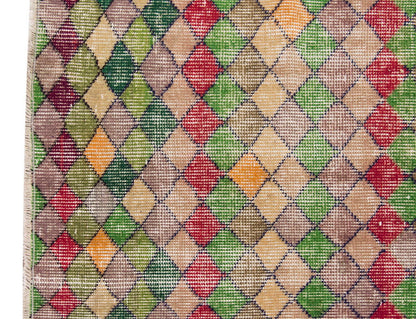 Vintage Rug 3'1" x 5'3" feet  95 x 161 cm