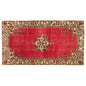 Vintage Rug 3'1" x 5'9" feet  95 x 175 cm