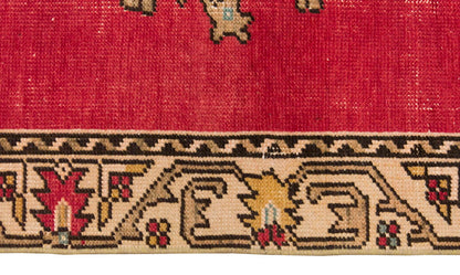 Vintage Rug 3'1" x 5'9" feet  95 x 175 cm