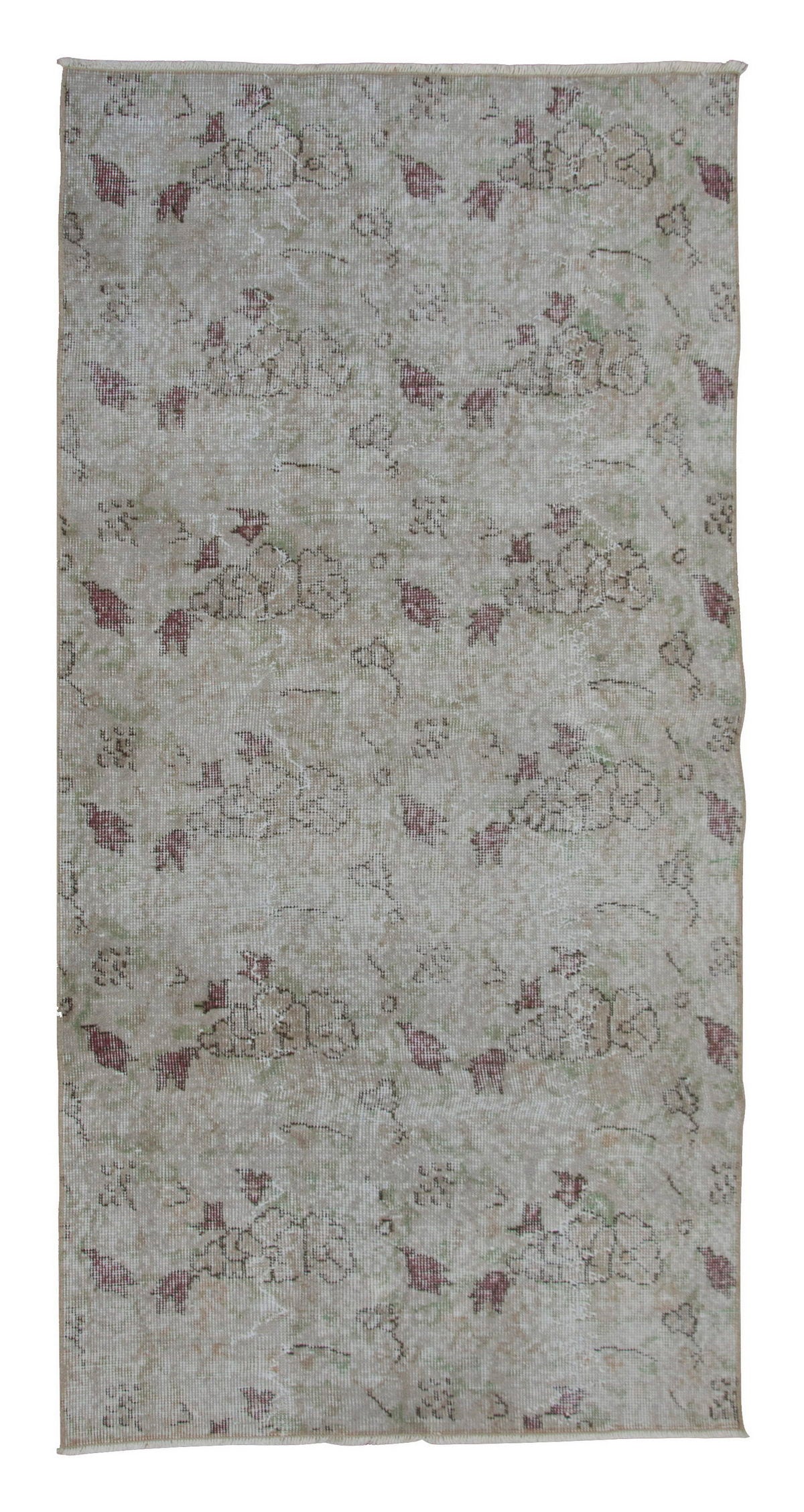 Vintage Rug 3'1" x 6'1" feet  94 x 186