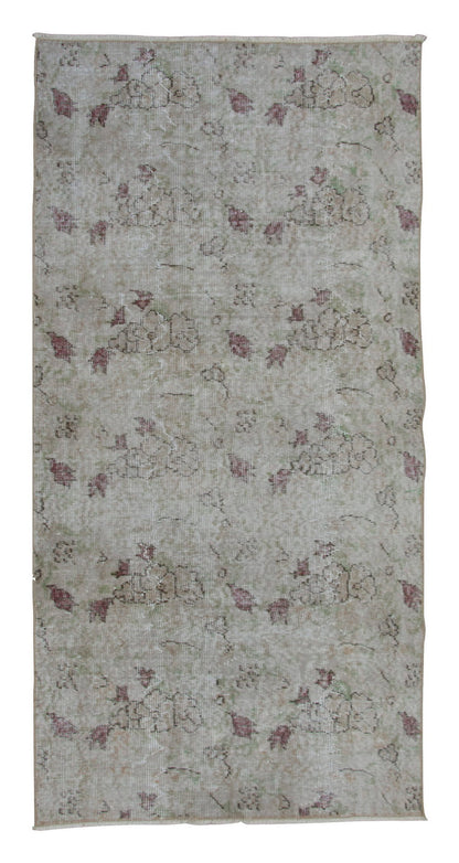 Vintage Rug 3'1" x 6'1" feet  94 x 186