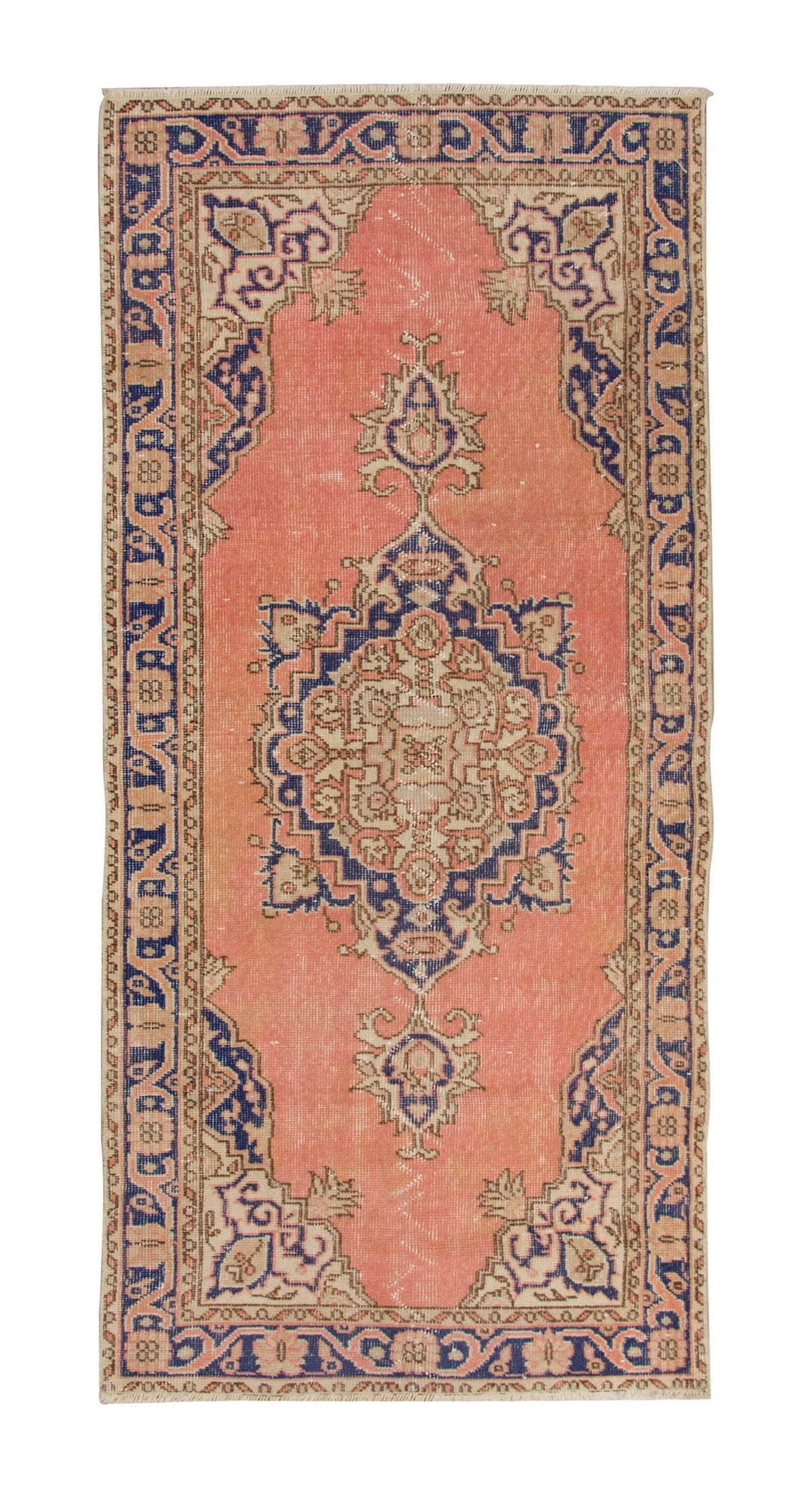 Vintage Rug 3'1" x 6'7" feet  94 x 200 cm
