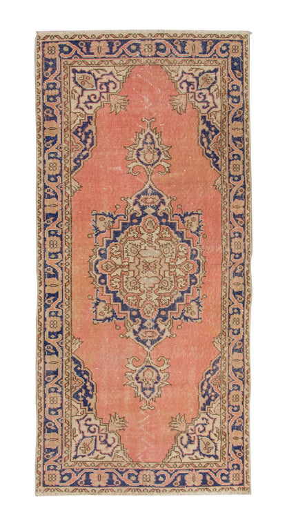 Vintage Rug 3'1" x 6'7" feet  94 x 200 cm