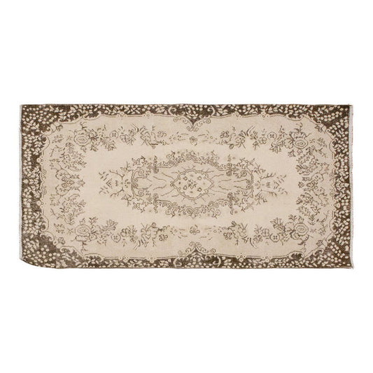 Vintage Rug 3'10" x 6'11" feet 117 x 210 cm